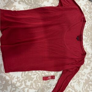 Carbon38 Rich Red Blouse